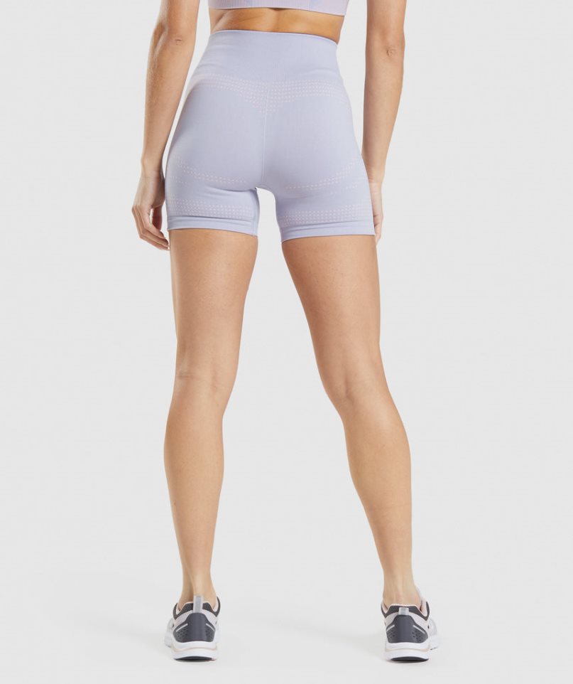 Women's Gymshark Vital Seamless 2.0 Shorts Light Blue | CA N3A057